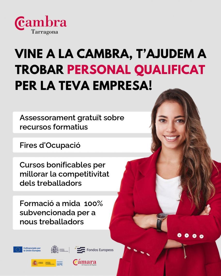 T’ajudem a buscar personal qualificat