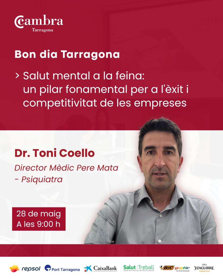 La salut mental a la feina, al Bon dia amb el Dr. Toni Coello