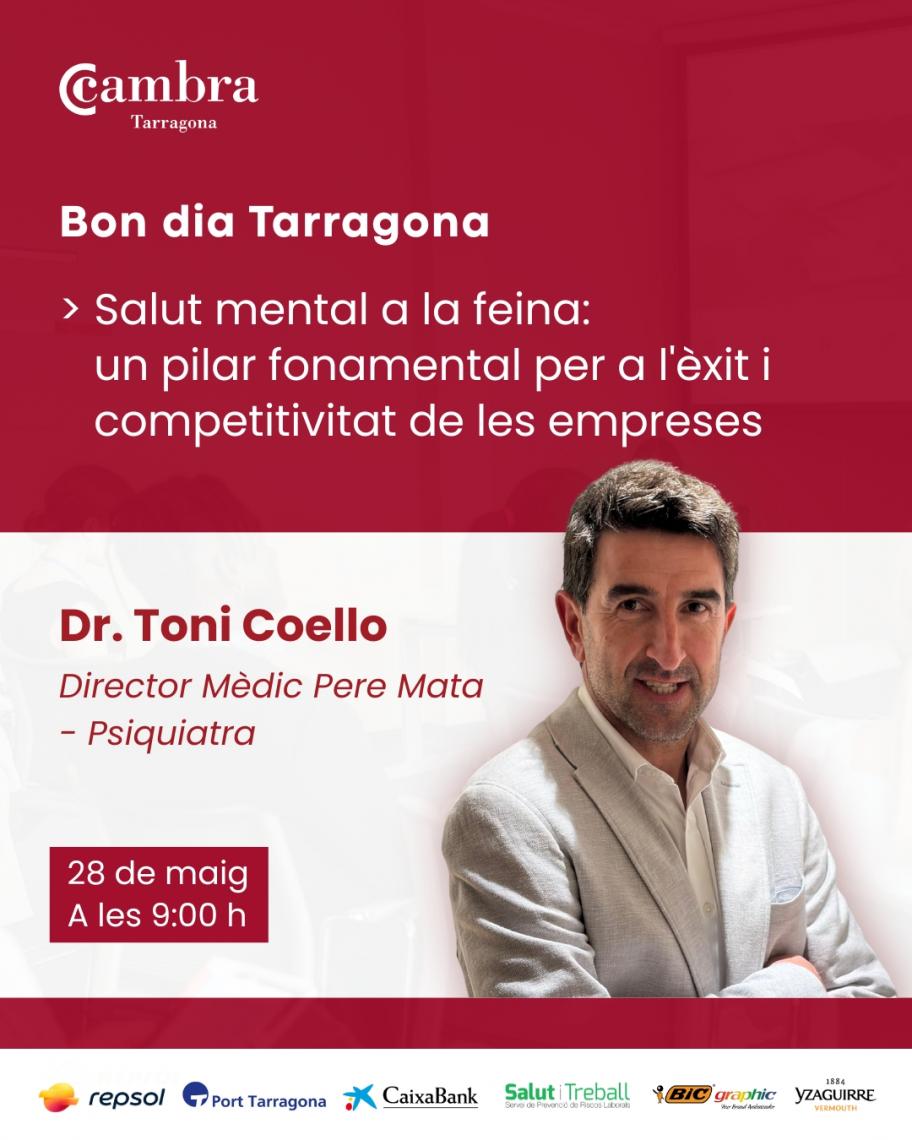 La salut mental a la feina, al Bon dia amb el Dr. Toni Coello