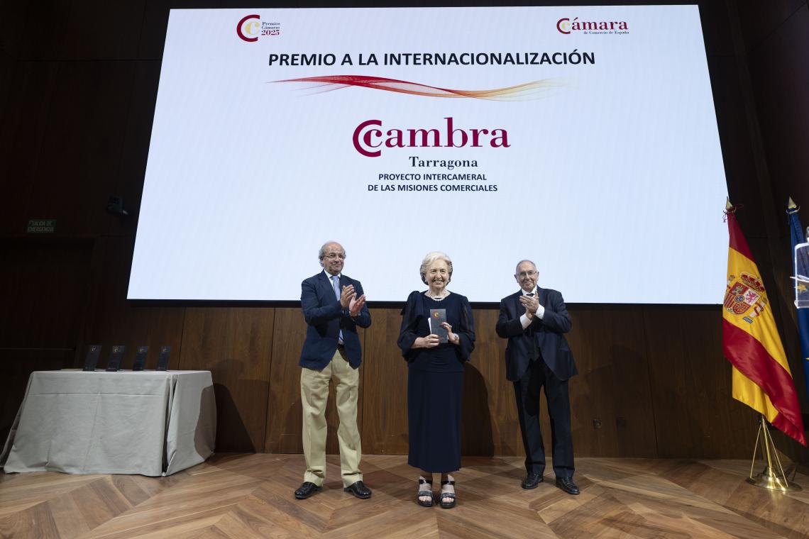 La Cambra guanya el Premi a la Internacionalització de la Cambra d’Espanya